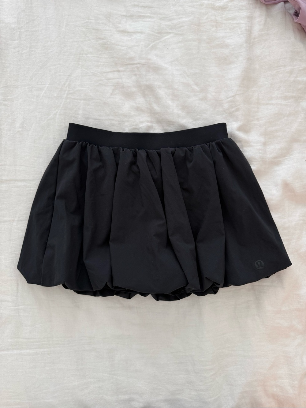 lululemon athletica Black Bubble Skirt with built in shorts